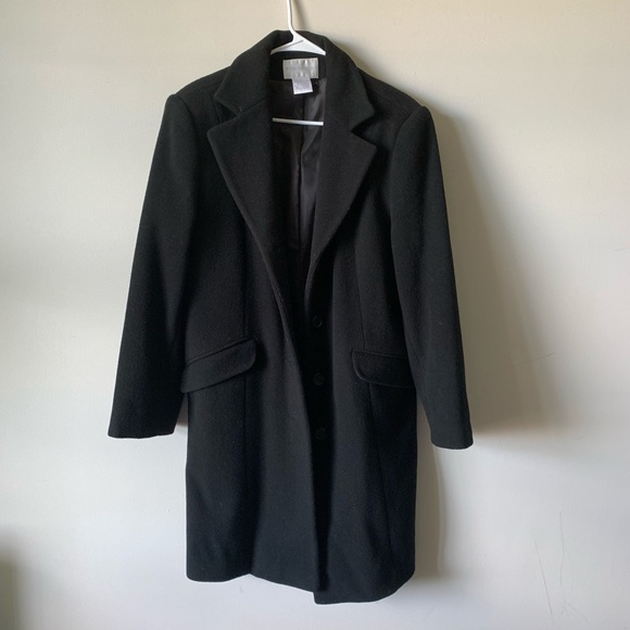 Worthington Jackets & Blazers - Worthington long black wool pea coat